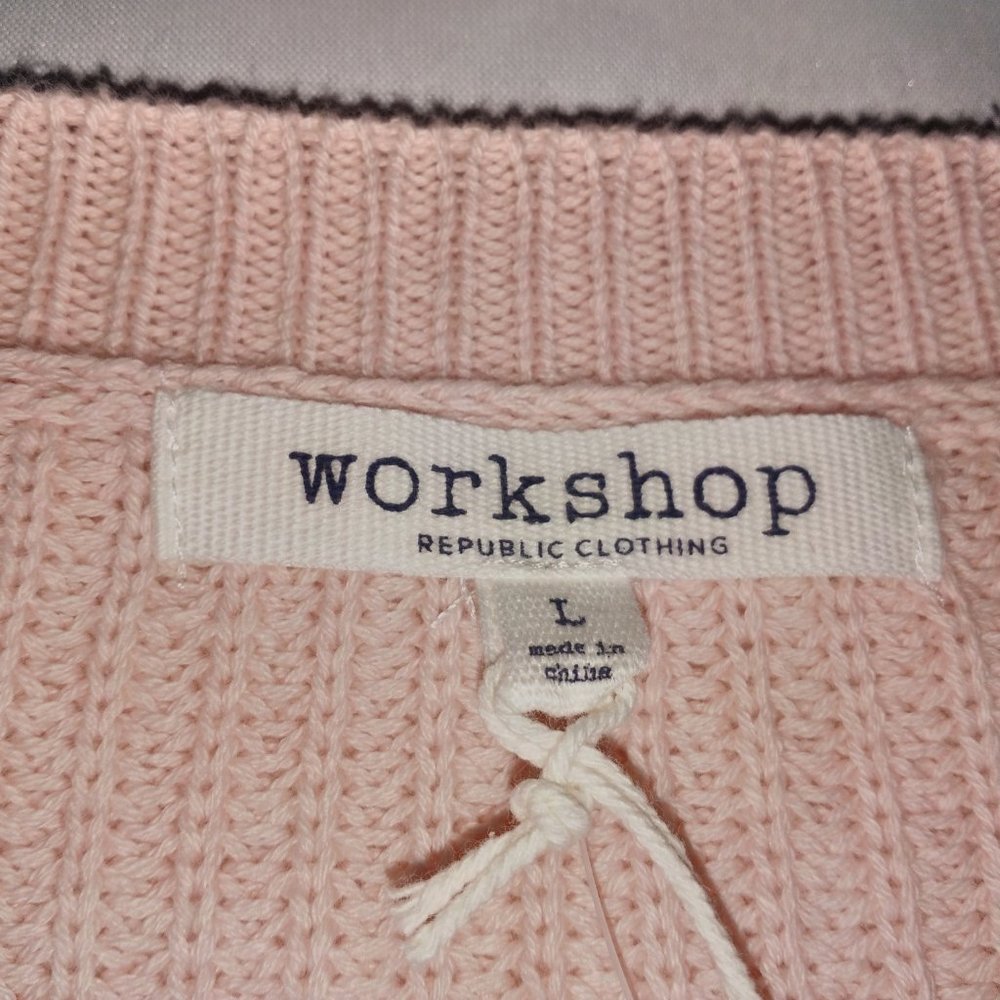 Workshop Tie Dye Crewneck Women's Sweater Sz. L - Picture 6 of 9